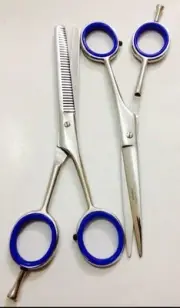 6" Hair Cutting+Thinning SET Barber Scissors Shears Razor Sharp! Titanium MAGNUM
