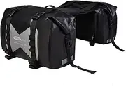 AFISHTOUR Waterproof Motorcycle Saddlebags - 50L Motorcycle Luggage Bags for Motorbike Travel - Motorcycle Panniers Bags - Detachable Bag for Scooter, Honda, Suzuki, Yamaha (Grey, 2 Pack)