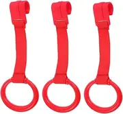 UPKOCH 3Pcs Pull Up Rings for Cribs Hand Pull Ring Lightweight Bed Stand Up Training Accessory Encourages Color Cognition and Walking Skills