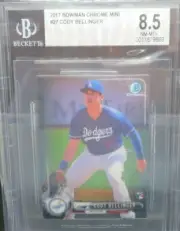 G95 2017 Bowman Chrome Mini Cody Bellinger RC 27 BGS 8.5