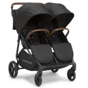 Delta Children Cruzer Double Stroller – Lightweight Side by Side with Reclining
