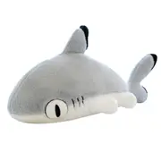 Shark Cat Stuffed Doll Soft 2-in-1 Plush Toy Stuffed Animal Plushie Holiday Decorative Prop Bedroom Sofa Fluffy Sleep Companion Pillow Home Decoration
