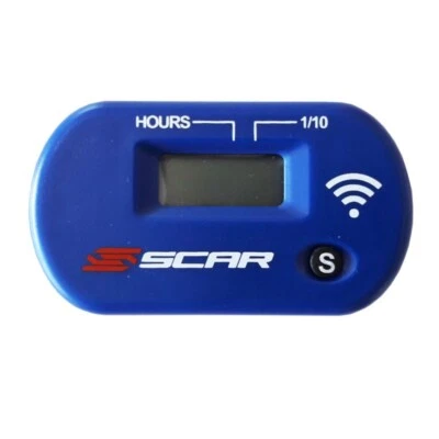 Scar Racing Blue Wireless Hour Meter