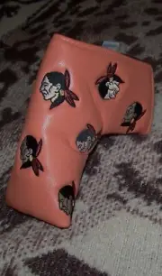 NEW PRG Vinyl Magnetic Dancing Blade Putter Head Cover SEMINOLE GOLF CLUB Orange