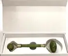 100% Jade Stone Massage Roller Anti-Aging Therapy Beauty By Bella New In Box