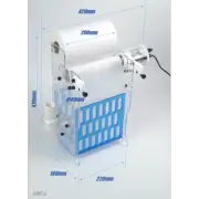 BM Large Roller Filter (ARF-L) Submerged base: 8.5" x 7.5