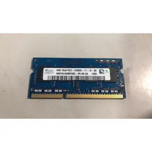 筆電記憶體 SKhynix海力士 DDR3 1600 4G雙面