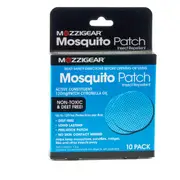 Mozzigear Mosquito Patch Insect Repellent 10 pack