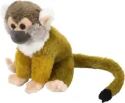 Wild Republic Squirrel Monkey, Stuffed Animal, Plush Toy, Cuddlekins 8 Inches