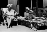 Italy Venice Lido On The Beach Of The Excelsior Hotel 1927 OLD PHOTO 1