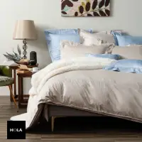 在飛比找momo購物網優惠-【HOLA】艾維卡埃及棉素色床包雙人晨駝