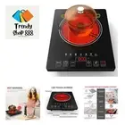 Electric Cooktop, Portable Electric Cooktop 1800W Single Burner Stove with LE...