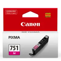 在飛比找陽信商店街優惠-Canon CLI-751 M 原廠紅色標準墨水匣 適用 I