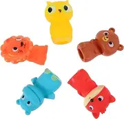 KOMBIUDA Storytelling Fun 5pcs Animal Hand Puppets Realistic Models Safe for Toddlers Great for Play Education