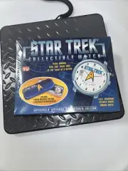 Star Trek Collectible Watch Plays Theme by Value Center 1998 Rough Box