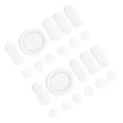 Rounded Curved Mouse Feet 0.6mm w Paper for G304 Mouse White 11Pcs/2 Set