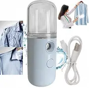 Easy Care Sunshine 15s Heat Up Mini Travel Steamer,Rechargeable Mini Travel Atomize for Home and Travel,Clothes Steamer Handheld,Travel Steamer for Clothes,Portable Clothes Steamer,Mini Steamer,Blue