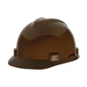 Msa Safety Hard Hat,Type 1, Class E,Pinlock,Brown 464658 Msa Safety 464658
