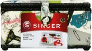 Singer Large Sewing Basket Kit 127pcs-Lead Machine Tan 07281