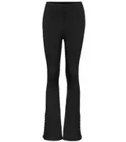 [Live The Process] Live The Process Ribbed-knit flared sweatpants AU 10 black