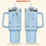 Custom Disney Characters Silhoutte Tumbler, Disney Characters Christmas 40oz Tum