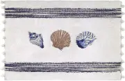 Avanti Linens - Bath Mat, Cotton Bath Rug, Oceanscape Inspired Home Decor (Blue