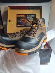Wolverine Men's Overpass 6" Mid Composite Toe Waterproof Work Boot SIZE 12
