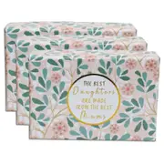 3x Scented 80g Bath Bar Soap w/ Box Hand/Body Fragrance Skin Care Best Daughters