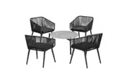 Livsip 5 Piece Outdoor Patio Set Lounge Furniture Setting