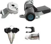 Ignition Key Switches for DIO AF61 AF62 SDH50QT-41/43 Motorcycle Accessories Motor Parts Ignition Switch Lock W/Keys Ignition Barrel Key Switch
