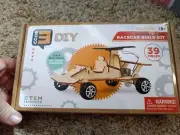 Code 3 DIY 3D Wooden Motorized RaceCar Build Kit Stem 8+ NIB 39 Pc Great Gift. B