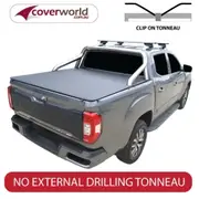 LDV T60 LMax Pro - Dual Cab Tonneau Cover - Clip On
