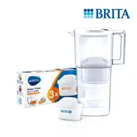 在飛比找momo購物網優惠-【BRITA】官方直營 日系力酷濾水壺+去水垢3芯(共1壺4