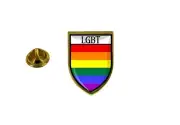 pins pin's flag national badge backpack hat shield world rainbow