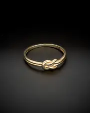 14K Italian Gold Love Knot Ring