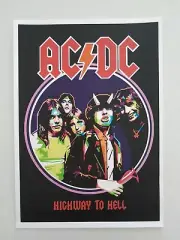 ACDC "Highway To Hell" - Poster - Reproduction / Reprint