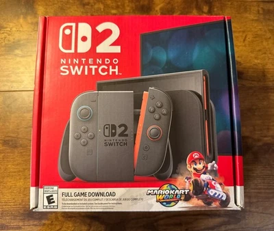 Nintendo Switch 2 Console Mario Kart World Bundle - BRAND NEW FREE SHIPPING