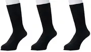 [Fruit of the Loom] Fruit of the Room C.FTL3P DadSocks(black) Men's, 37: assorted, Free Size