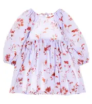 [Paade Mode] Paade Mode Floral chiffon dress Y 4 purple
