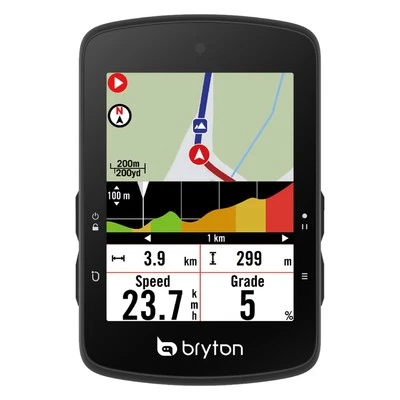 Bryton Rider S510E Cycle Computer Bicycle Navigation Map Display Equipped with G