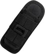Rotatable Nylon Torch Pouch with Duty Belt Clip Flashlight Storage Bag for Outdoor Use Rotation Durable and Lightweight Design