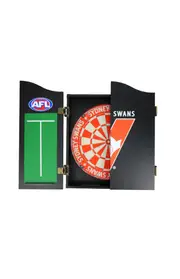 Sydney Swans AFL Dartboard + Cabinet