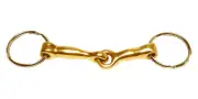 Key Ring - Gold Snaffle Bit Horse Bit Key Chain