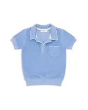 Minnow Boys' French Terry Polo - Baby, Little Kid, Big Kid