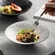 日式拉面碗簡約陶瓷斗笠碗飯碗深盤大號湯碗圓碗裝菜沙拉碗西餐廳