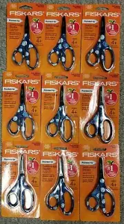 Fiskars 5" SPACE/PLANET Design Kids School Scissors Pointed Tip Safety Edge NEW!