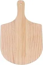 KICHOUSE Wooden Pizza Board Spatula Paddle Handle Non-Slip Versatile Cutting Board Easy to Clean