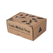 Clover Fields Natures Gifts Plant Based Soap Gift Box Empty Flat Pack (Holds 4x 100g) x 24 Pack