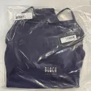 Bloch L5607 Women’s Faire- Tank Leotard Size Medium Long In Navy Blue