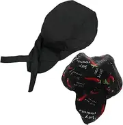 [Healeved] 2pcs Chef Hats for Adults Adjustable Kitchen Caps Skull Caps for Cooking Baking Grill Unisex Chef Outfit Accessory